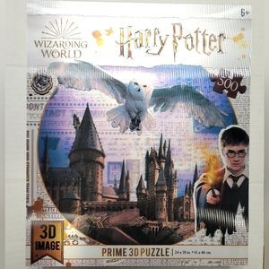 Harry Potter Wizarding World Hogwarts & Hedwig Prime 3D Puzzle 500 Pieces - New